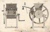 Machine for manufacturing flour from potatoes. Engraved [for] the Newry Literary & Political Register
