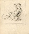 [Seated girl with mandolin]