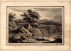 [River Dargle with distant view of the Sugar Loaf mountain, County Wicklow]
