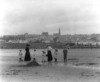 [Children on the beach, Tramore, Co. Waterford, near view]