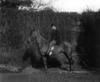 [Mr. P. Walsh on horse, Catherine Street, Waterford]