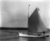 [Full sail, Mr. Allingham's yacht, near view, Co. Waterford]