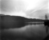 [Bilberry rock-face and river, boat creeping into view, Co. Waterford]