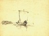 [Two men rowing a boat]