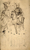 [Two soldiers on horseback]