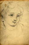 [Head of a young girl]