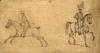 [Man galloping on horseback ; An officer on horseback]