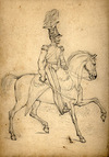 [A cavalry officer on horseback]