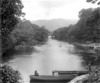 [Old Weir bridge, Mrs. Stevenson in boat in foreground, Killarney, Co. Kerry]