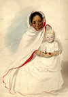 Native of Calcutta - ayah & child