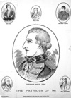 The Patriots of '98, Theobald Wolfe Tone, Robert Emmet, Michael Dywer, Lord Edward Fitzgerald, Henry Joy McCracken, James Napper Tandy