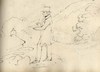 [Portrait of the artist William Brocas RHA (1794-1868) sketching]