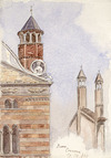 Duomo, Cremona Ap[ril] 14 '89