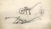 [A view of the side of a hand plough ; The wheel plough]