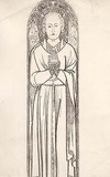 Robert Attelath, 1376, formerly at Lynn, from reversed impression in the British Museum