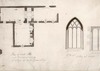 Plan of Court Abbey in ye Barony of Leyney, Co. Sligo. 12 miles from Sligo : Abbey of Court