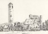 Castle & Round Tower at Timahoe, Queen's County Aug. 1792