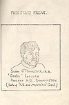 Free State Freaks No. 1 Sean O'Muirthile, I.R.B. "Gaolic" Leaguer Present H.Q. - Gormanston. (Late of "Kill-and-maim-'em" Gaol.).