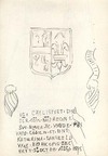 [Coat of arms with an inscription in Latin]