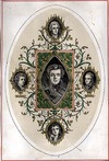 [Vignette of Daniel O'Connell, head and shoulders, surrounded by the vignettes of Henry Grattan, James Warren Doyle, John Philpot Curran and Edmund Burke.]