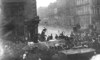 [Spectators viewing parade outside Bolger & Co. wine and spirit merchants No. 45 O'Connell St.]