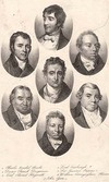 [Seven oval portraits of prominent Irishmen around the time of the act of Union, 1800]
