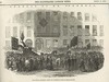 The funeral procession passing Mr. O'Connell's house, in Merrion-Square