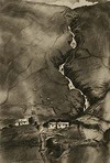 [Cottages below the fall, County Donegal, Ireland]