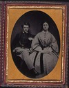 [Portrait of a seated couple]