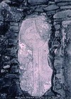 [Incised Celtic grave slab, Movilla Abbey, Co.Down]
