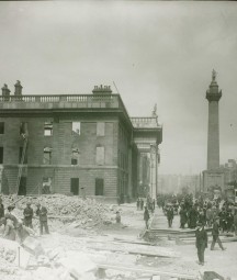 Ruins in Dublin City following the 1916 Easter Rising 