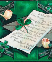 Saint Patrick's greeting card 