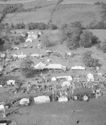 Aerial photograph of the World Ploughing Championships 1954 in Kerry