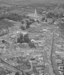 Aerial photograph of Cavan town