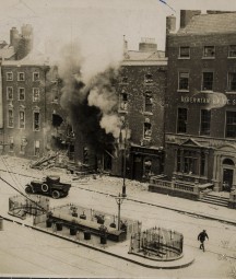 O'Connell Street battle, July 1922: Title taken from inscription written on mount underneath print.