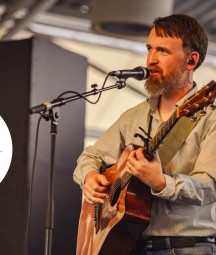 Enda Reilly performing on stage