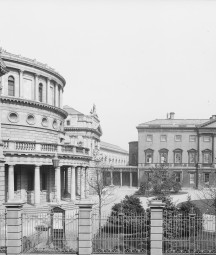 Image of the National Library of Ireland from the 19th Century.