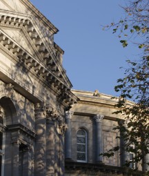 Entrance to the Main Building of the National Library of Ireland