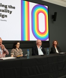 Panel in conference room