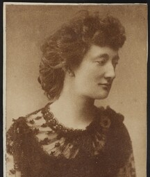 Sepia portrait of Alice Stopford Green