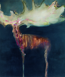 Painting of a stag 