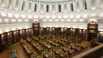 View of the NLI Reading Room