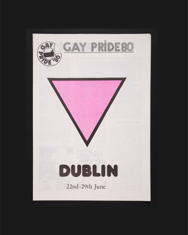 Programme for Gay Pride, June 1980