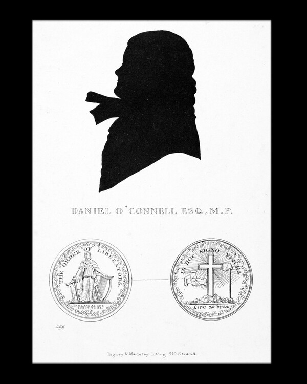 Silhouette of Daniel O'Connell, M.P
