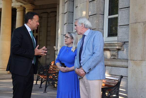 Leo Varadkar, Audrey Whitty and Eoin McVey