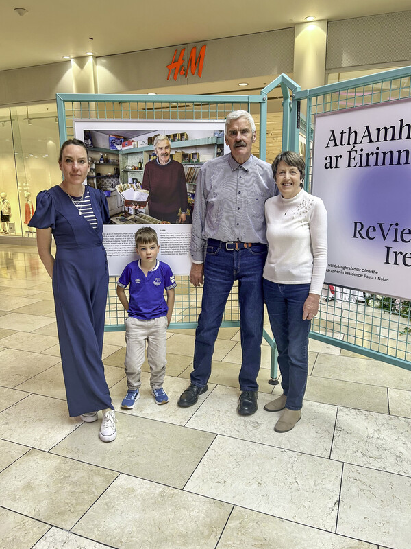 Three generations of the Carey Family: Georgina, Tom Jr, Tom Sr and Mary.