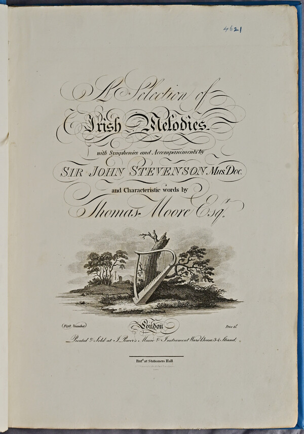 Moore’s melodies, Vol. 1 (1808)