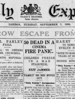 newspaper headline