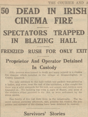 newspaper headline