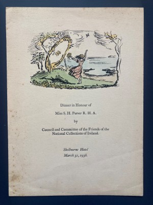 Pamphlet with illustration